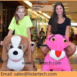 Quality Hot Sale Battery Plush Ride on Animal Toys, Customizable! wholesale