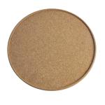 Dia 6in To 16in Round Cork Trays Antimicrobial Slip Resistant