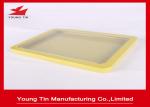 Cap Hinged Rectangle Metal Gift Tins With Clear PVC / PET Window On Top
