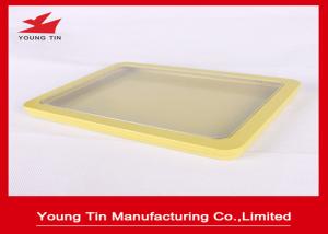 Quality Cap Hinged Rectangle Metal Gift Tins With Clear PVC / PET Window On Top wholesale