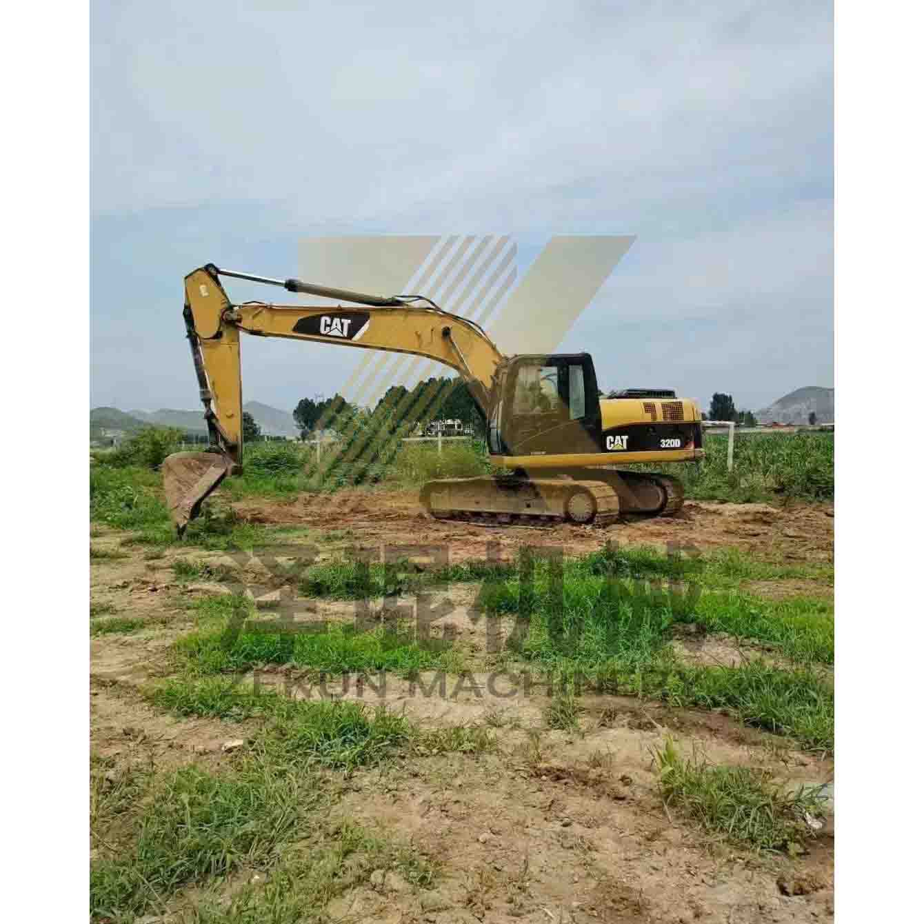 Original Import Cat320D Secondhand Excavator 1m³ Bucket Good Condition