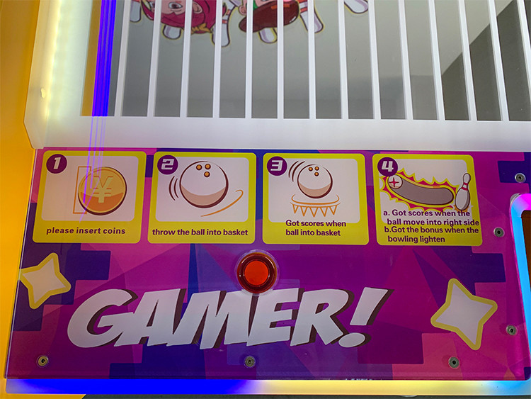 Tossing Balls 2 Players indoor arcade machine amusement equipment redemption game