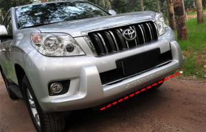 Quality Toyota FJ150 2010 OE Car Bumper Guard Protector Prado 2700 4000 Front Guard wholesale