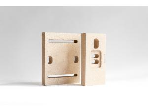 Quality Chemical Resistant Fire Block Brick , Durable Fire Resistant Board Brick Effect wholesale