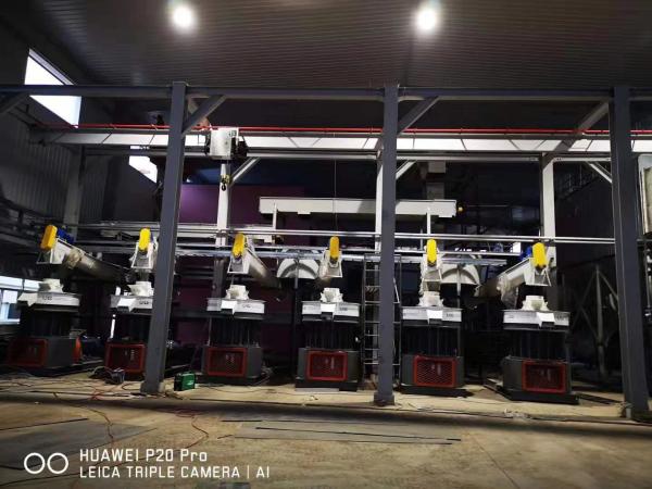 Cheap Wood Pellet Production Line With Walking Floor Storage Complete Pellet Line for sale