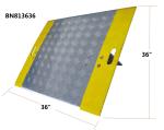 Industrial Loading Dock Bridge Plates , Forklift Dock Plates 36" Wide / Length