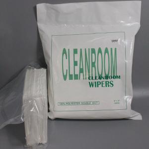 Quality Disposable 165gsm Microfiber 9inch Class 100 Polyester Lint Free Cleaning Dry Wipes wholesale