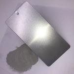 Metallic Powder Coat Bright Silver Thermosetting Epoxy Polyester Powder Coating