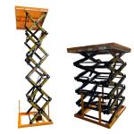 Steel 500kg Stationary Multi Stage Scissor Lift Max Height 4.8m