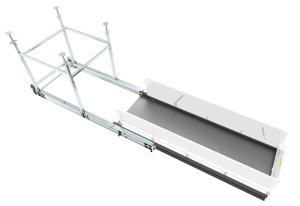 Quality 2200mm Width Retractable Material Loading Deck For High Rise Construction Site wholesale