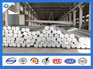 Quality 500kgf Load Electric Power Transmission Q355 Galvanized Steel Pole wholesale