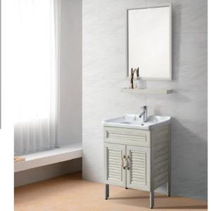 Quality Modern Alunimun Bathroom Vanity/ all aluminum bathroom cabinet/Mirror Cabinet /DB-8143,600X480mm wholesale