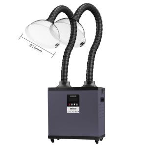 Quality Double Channel DTF Fume Extractor 220W FED200 Black 3D Printing Fume Extractor wholesale