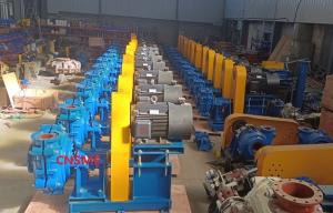 Quality Electric Motors Metal Lined Slurry Pumps Horizontal S45C 62HRC wholesale