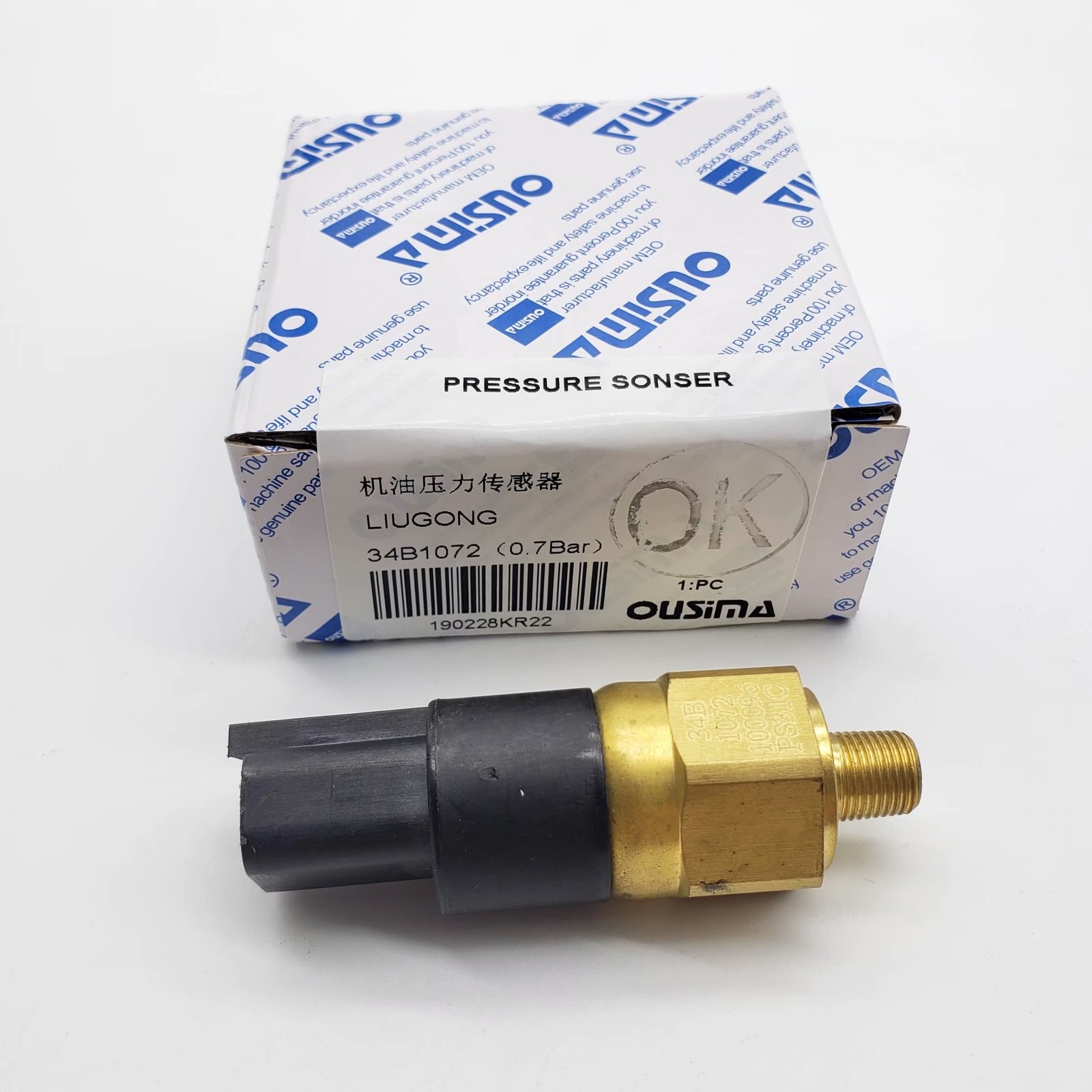 OUSIMA Eletric Excavator 34B1072 0.7 Bar Pressure Sensor