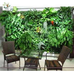 Quality UVG GRW06 Wholesale Fake Garden Walls design Plant wall for Library Decoration wholesale