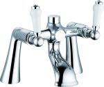 2 Handle Brass Bath Shower Mixer Faucet Chrome Finish T8354