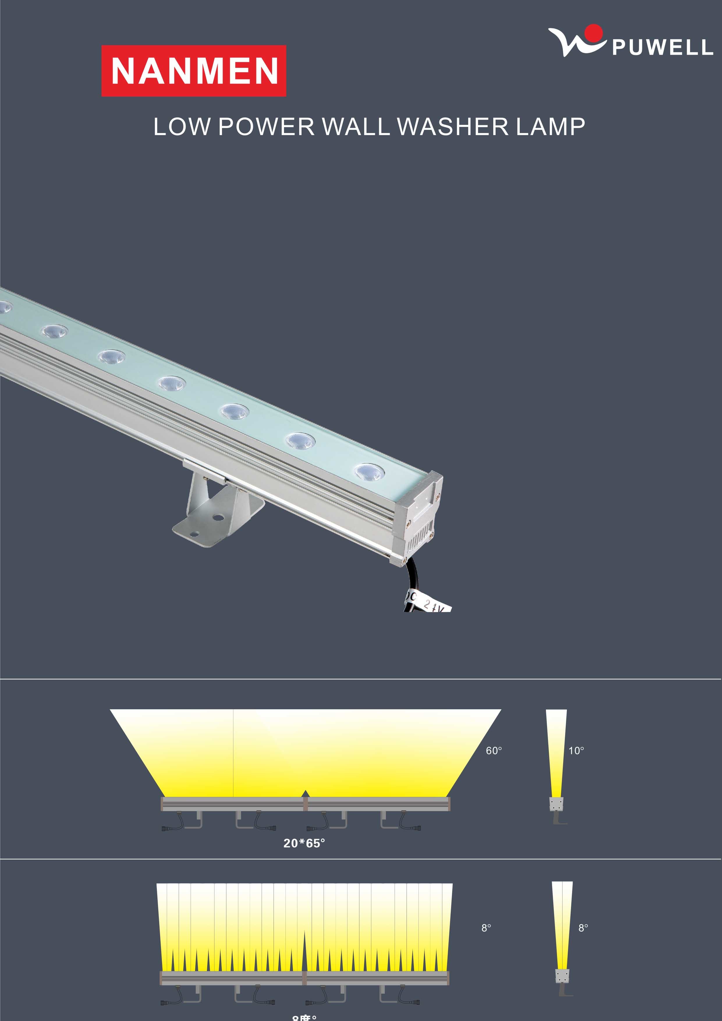 SMD3030 18W 1000mm Low Voltage Wall Wash Light