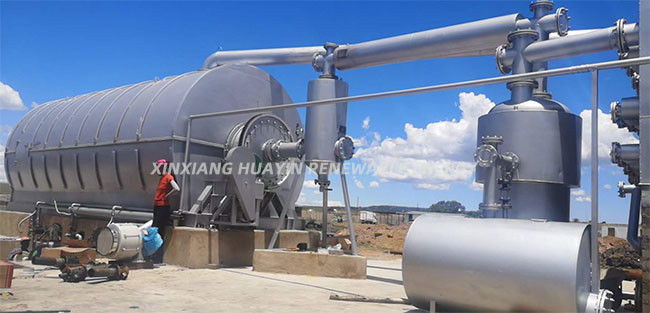 Green Technology Waste Tyre Pyrolysis Plant Mini Pyrolysis Plant Refinery To Oil