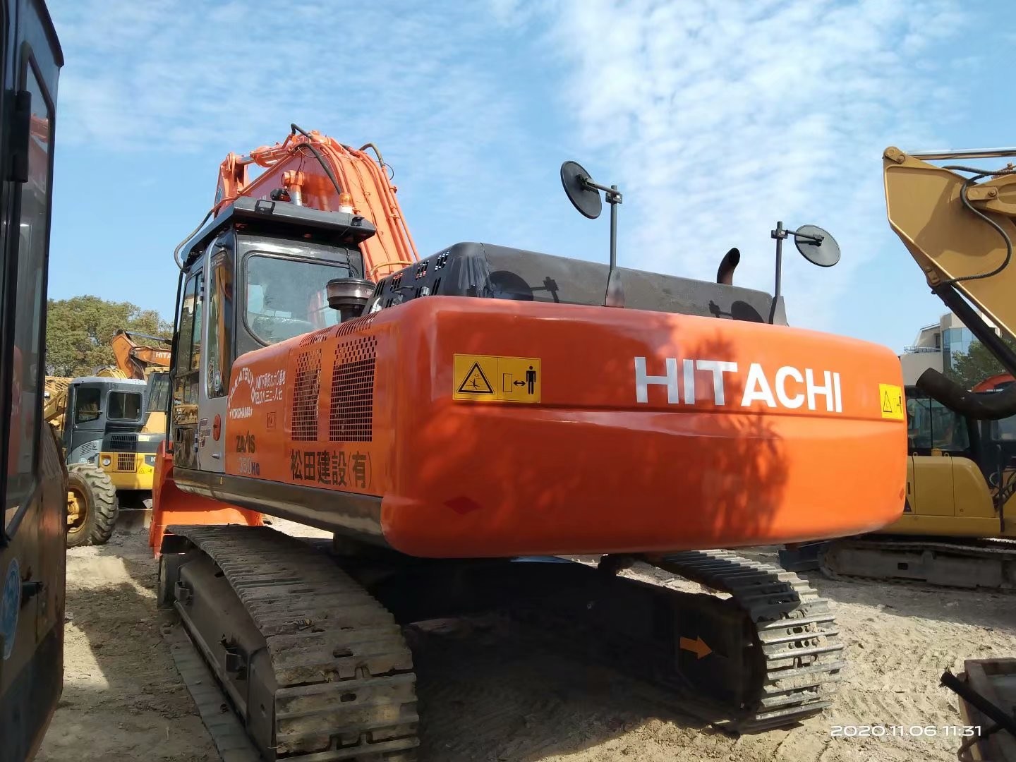 ZX350-3G 35 Ton Hitachi Excavator Crawler ZX330-3G With Powerful Engine