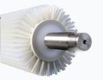 60mm Nylon Industrial Cylindrical Brush Cleaning Roller Customizable