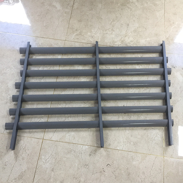 PVC Air Louvers In Cooling Tower Central Grille External Wall Rain Proof