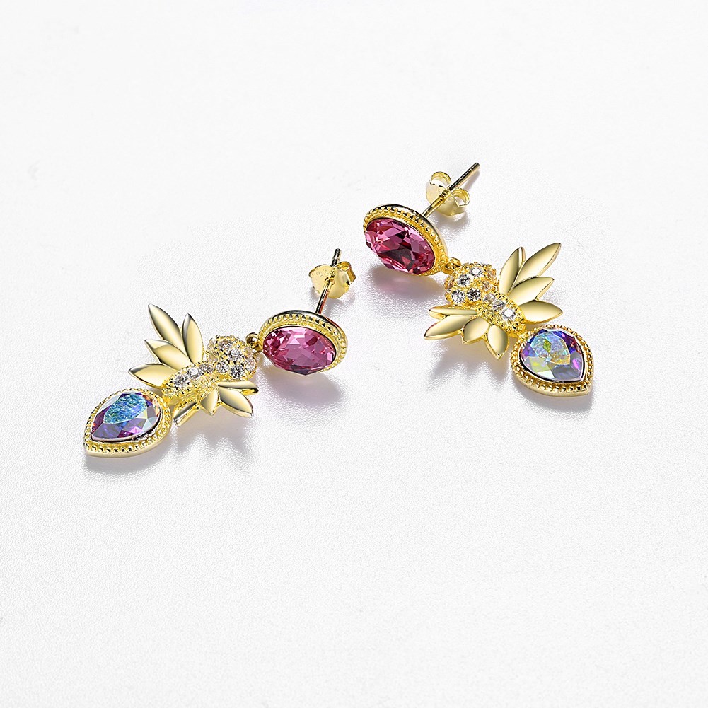 Diamond Gift Sterling Silver Jewelry Earrings