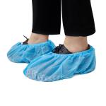 Non Woven Plastic Pp Pe Blue Protection Shoe Covers Cpe Waterproof Medical Anti