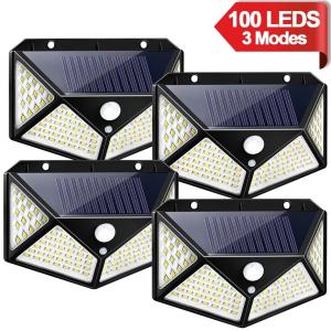 Quality 5.5V 100LED Waterproof Wall Lamps 20W 25s For Garden Parking wholesale