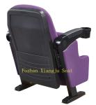 Soft Polyurethane Foam Cinema Theater Chairs Low Back Church Auditorium Seating