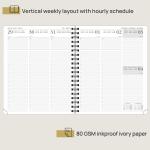 Brown Spiral Softcover Custom Academic Planner 2023 For Student