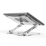 15.6inch Height Adjustable Ergonomic Laptop Stand , 740g Aluminum Laptop Holder