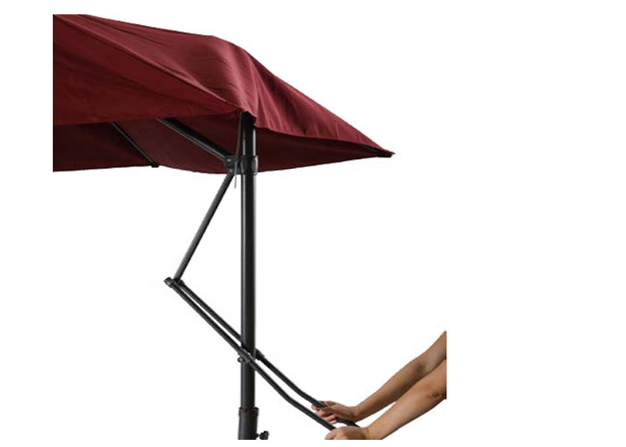 180g Polyester Cafe Garden Outdoor Patio Umbrella Adjustable Sun Shade Umbrella