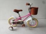 12 Inch Kids Bike With Basket And Brake Green Color Bicycle For Children