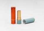 Color Spraying Cylindrical Hot Stamping Lipstick Tubes Bulk