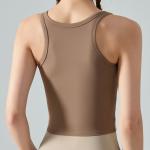 Fashionable Color XL Womens Sports Bra Blocking Edging Yoga Vest