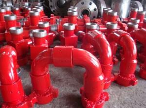 Quality Red High Pressure Tube Fittings , 2&quot; X Fig 1502 Pipe Swivel Joint Long Radius wholesale