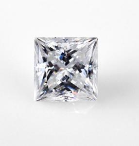 Quality Princess Square Super Brilliant Loose Moissanite Stones 8MM Diamonds Moissanite wholesale