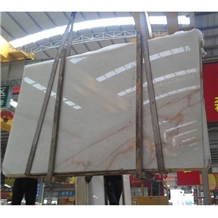 Polished Translucent backlit Marble White Onyx Slab