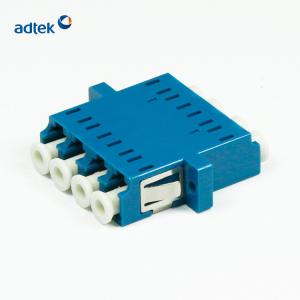 Quality Singlemode Quad LC Fiber Adapter 0.2dB 1000mating With Flange wholesale