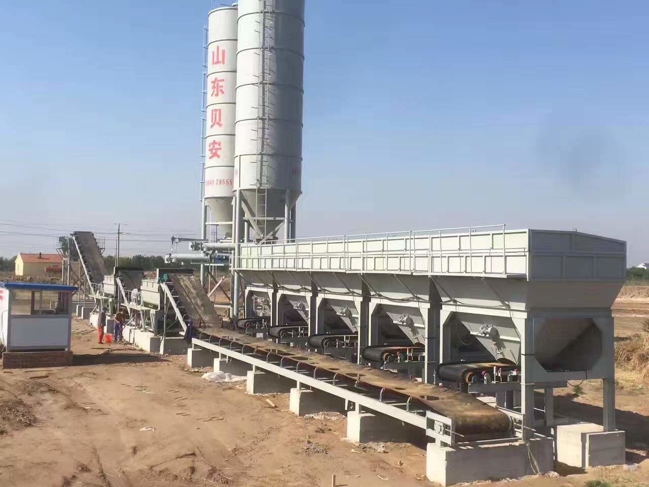 Mobile Continuous Way Stabilized Soil Mixing Plant Full Automatic Control System