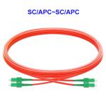 SC APC SC APC Multimode Fiber Patch Cord