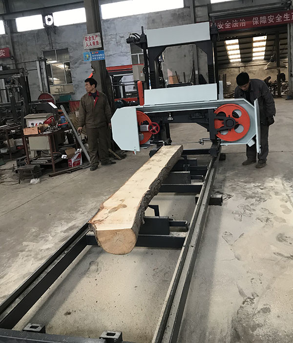 MJ1000/MJ1600D diesel portable sawmill/timber sawing horizontal band saw mill machine for fiji timber