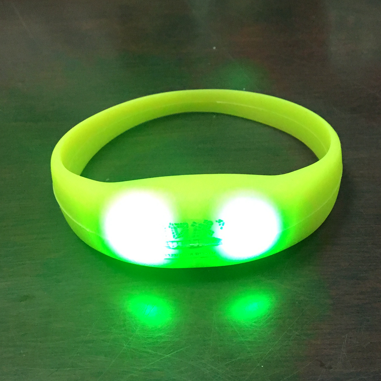 Programmable Blue Led RFID Silicone Bracelets Glow Motion For Membership Management