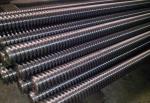 White Zinc Plated All Thread Rod Carbon Steel Material Din 975 Grade 6.8