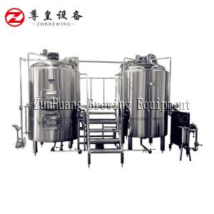 Quality Automatic Micro Craft Beer Equipment 3mm Thickness With 200l / 300L / 500L Kettles wholesale
