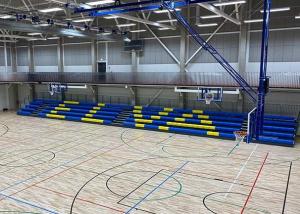Quality Sport Centers Retractable Chair System High Density Polyethylene Material wholesale