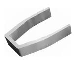 Solar Mounting Rail Support 0.7mm Aluminum Alloy Ladder Profiles