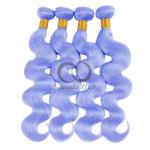 Purple Body Wave Remy Human Hair Bundles Sew In Weave Bundles Brazilian Bundle