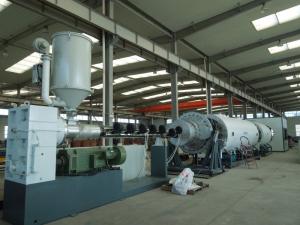 Quality 550-700kg/H Thermal PE Insulation Pipe Extrusion Line 360kW wholesale